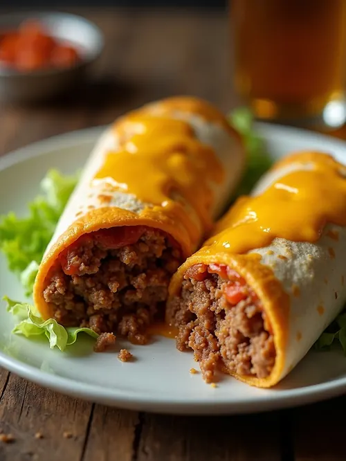 Wrap bœuf épicé façon tex-mex