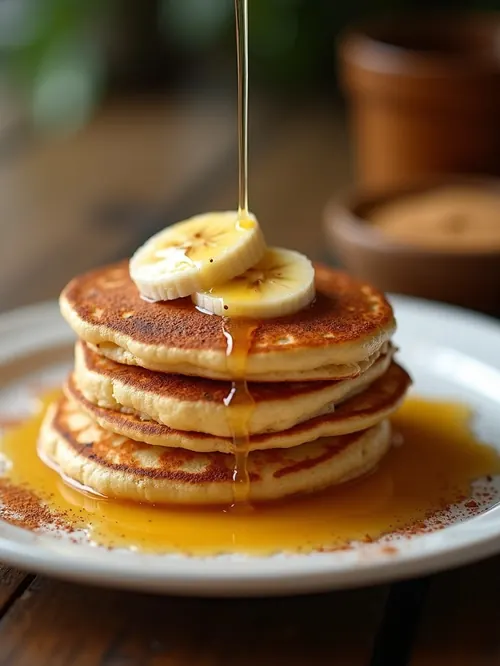 Pancakes moelleux à la banane