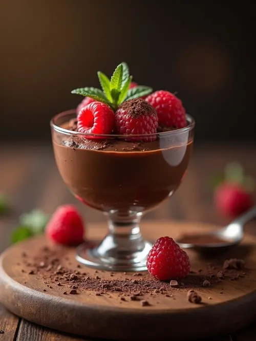Mousse au chocolat minute