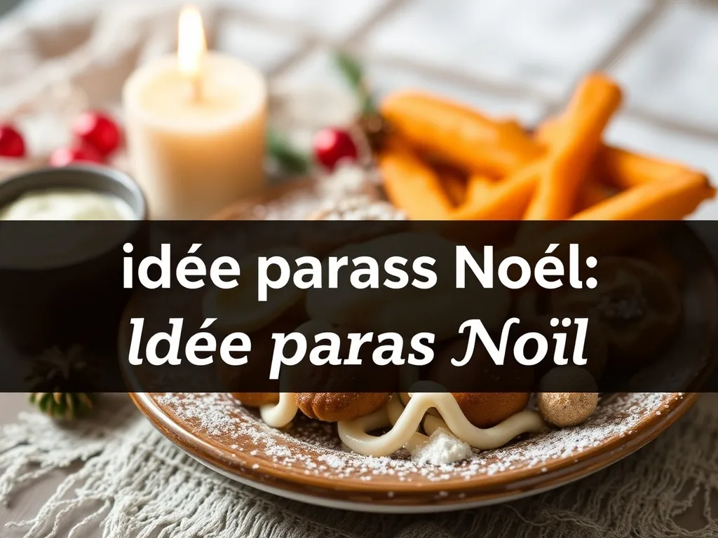 Idée repas Noël : Créez le menu parfait
