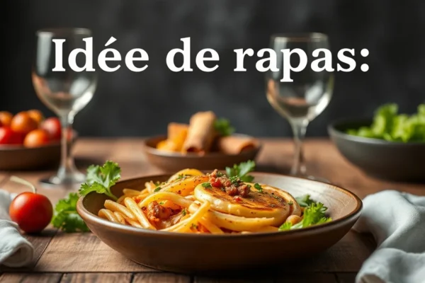 Idée de repas : 10 suggestions pour tous les jours